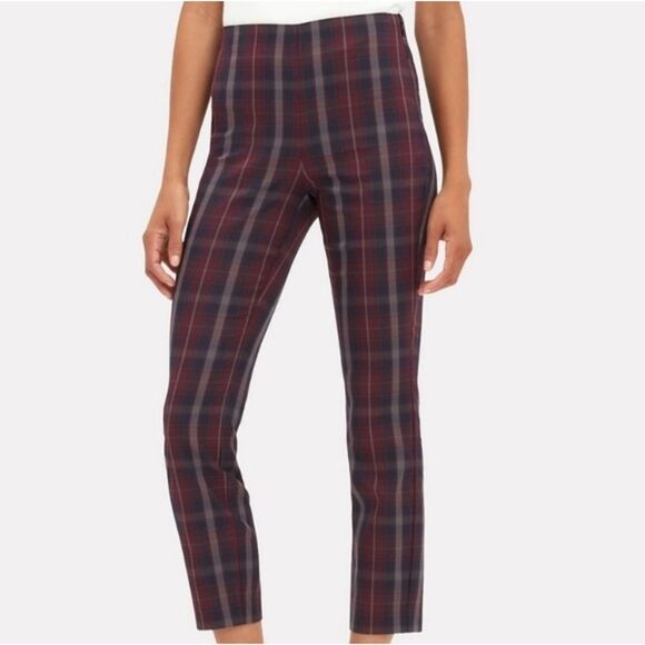Rag & bone Plaid Cropped Pants - Picture 1 of 5